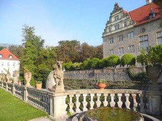 Sonnenseite von Schloss Weikersheim